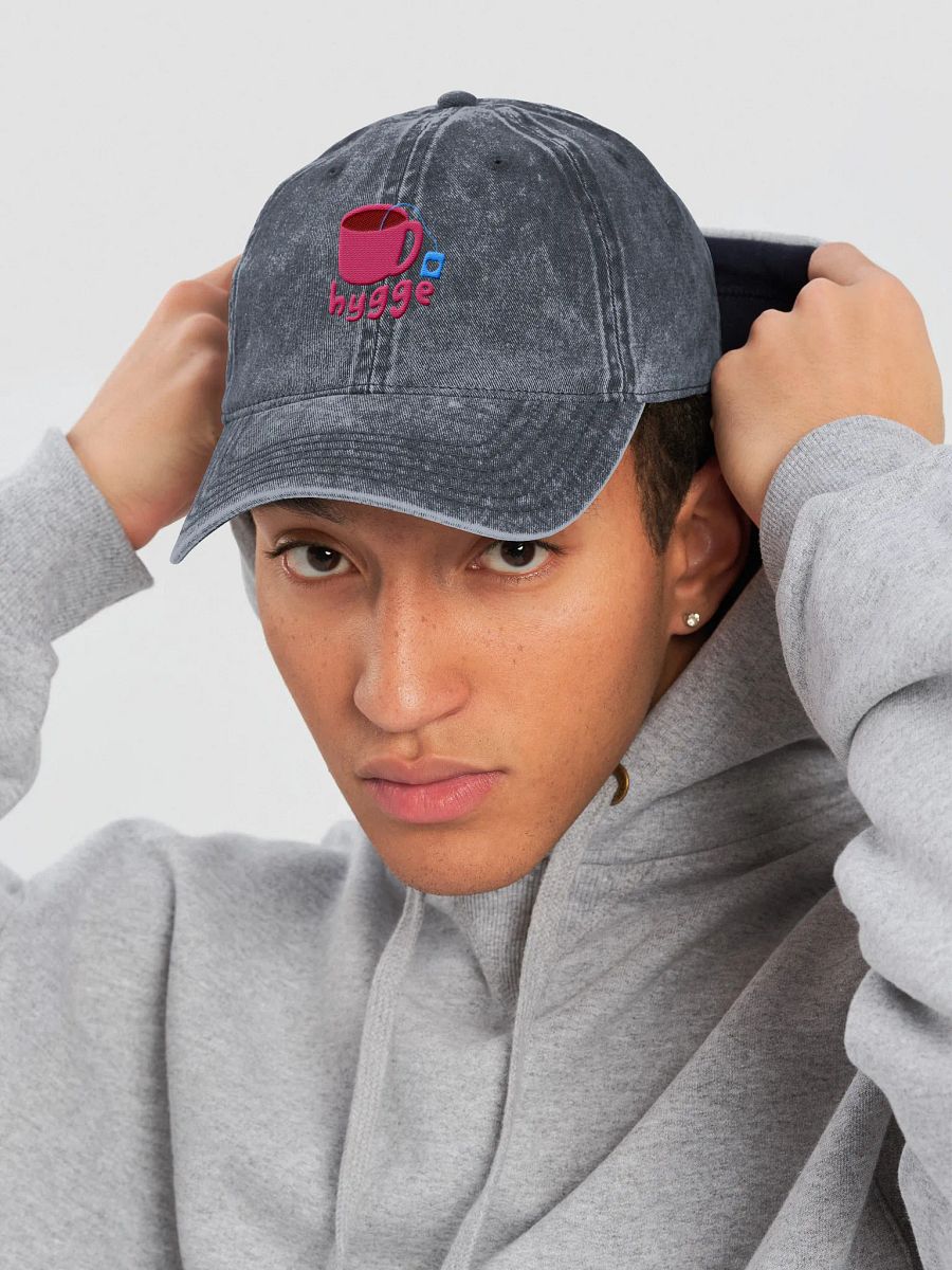 Hygge Embroidery Vintage Denim Hat product image (27)