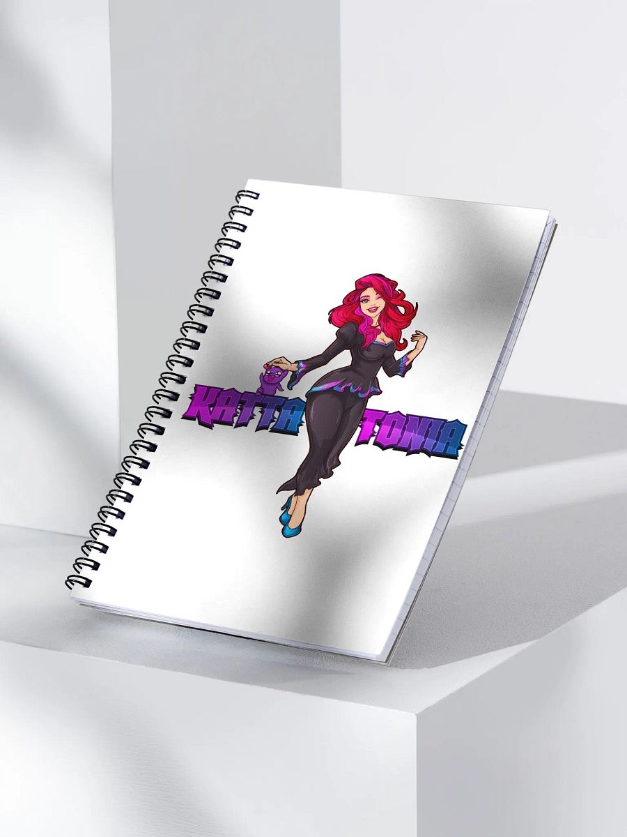 Kattatonia and Jeffrey Spiral Notebook product image (3)