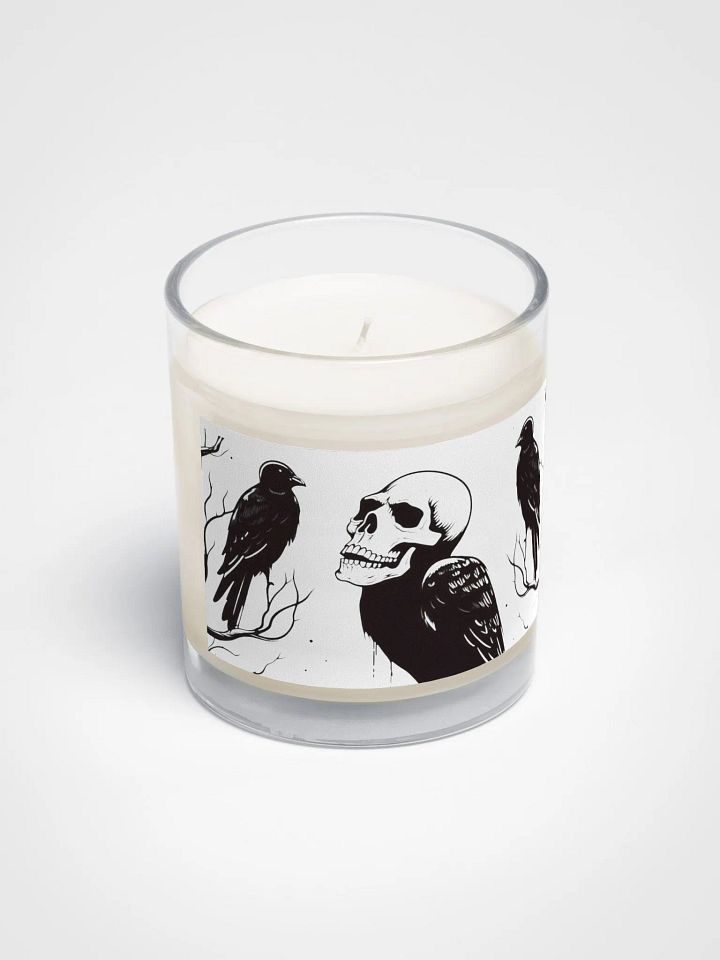 🌙 Crow & Skull Motif Soy Candle 🕯️ product image (2)