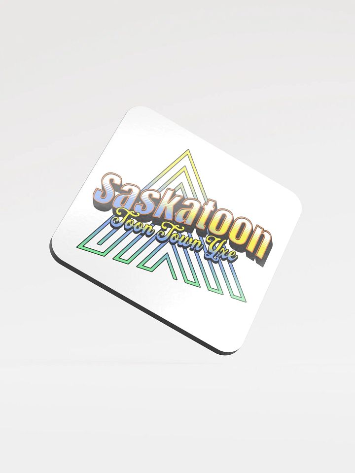 Saskatoon Toon Town Yxe Chic Cork Coaster product image (2)