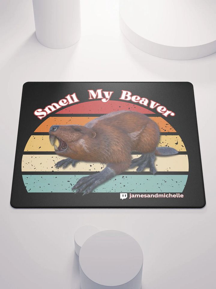 Smell My Beaver, Gaming Mouse Pad 18″×16″ product image (2)