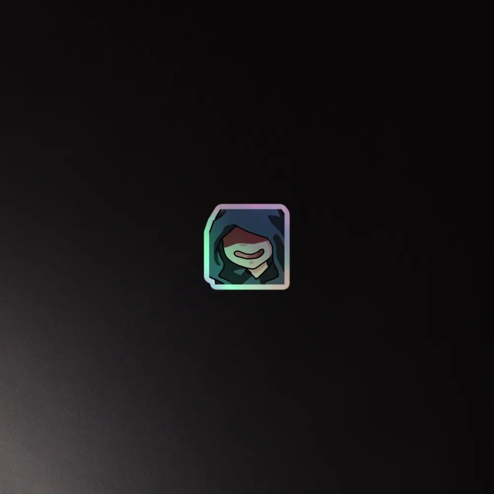 Chaabbz Evil Holographic Emote Sticker product image (2)