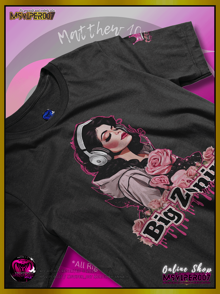 T-Shirt [BZ] - MsViper007's "Big Zonin' By Anna H. (A2)" Cozy Womens T-Shirt product image (2)