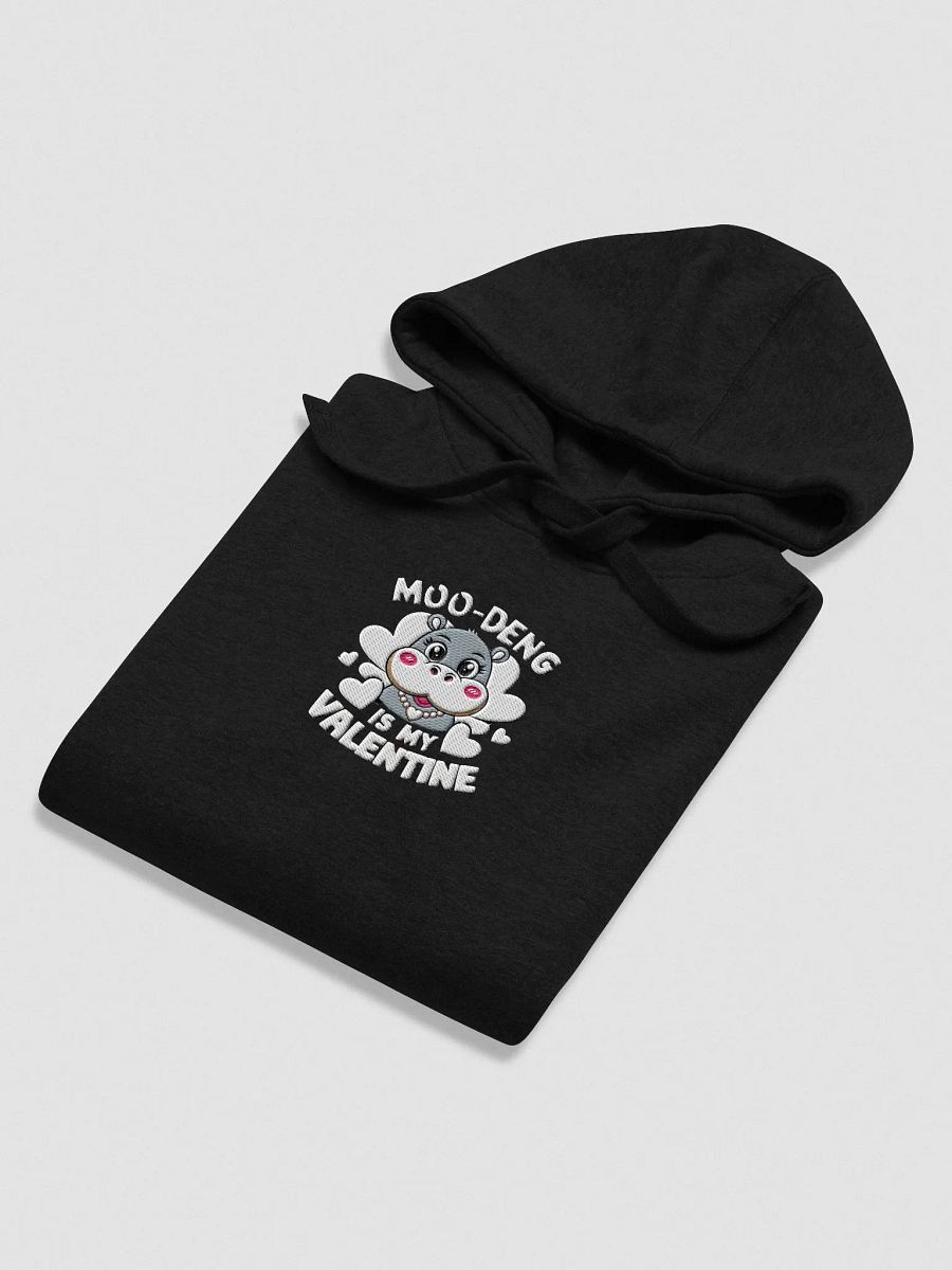 Cute Valentine's Hippo Premium Hoodie product image (4)