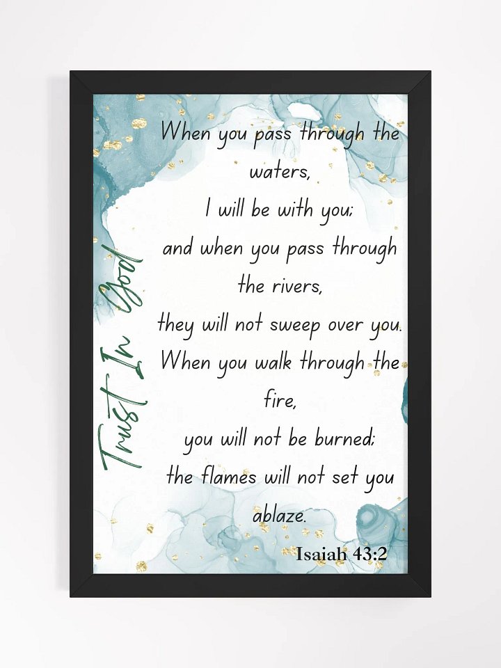 Trust In God Isaiah 43:2 product image (1)