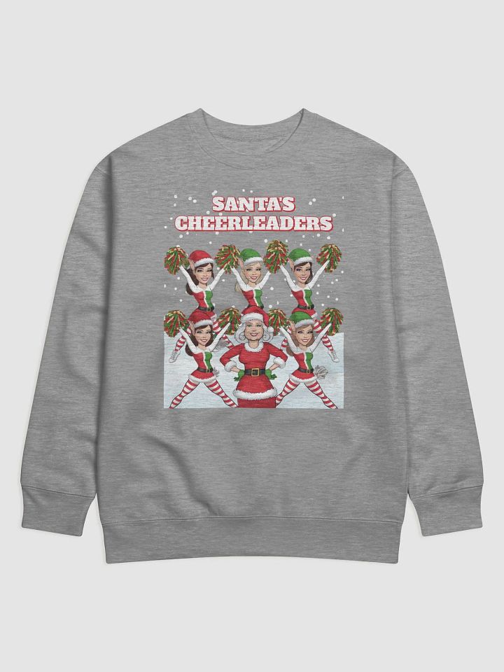 Santa's Cheerleaders Elves Squad Sweatshirt product image (7)