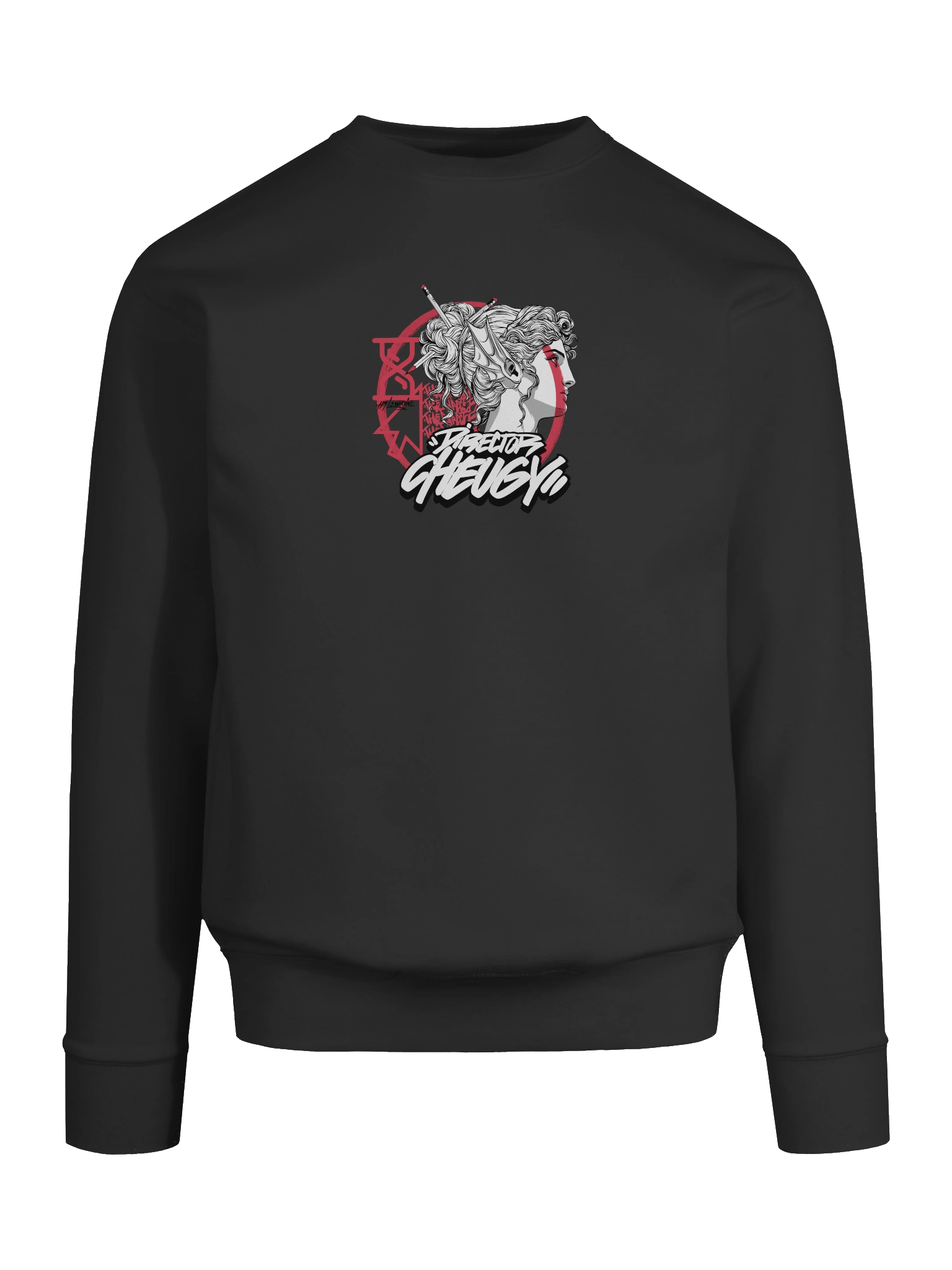 Bustin Crew Neck Sweatshirt (White) product image (9)