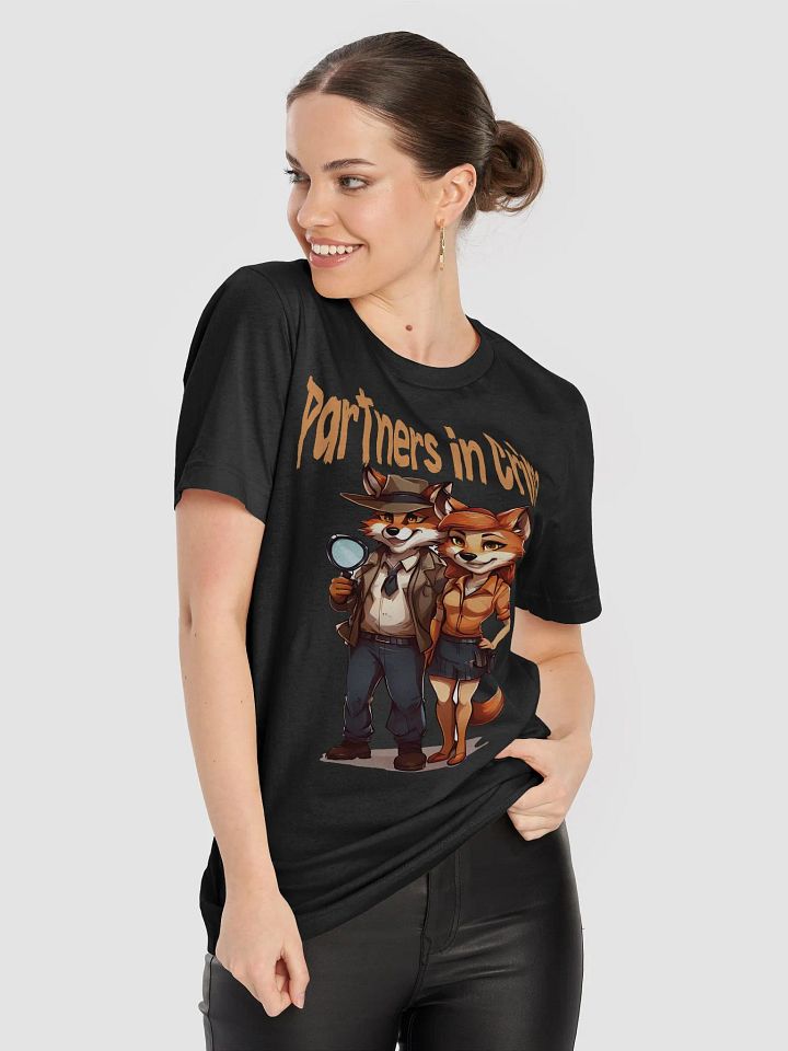 Partners in Crime T-Shirt - Stylish & Funny Couple's Bella Canvas 3001 Super Soft Tee product image (2)