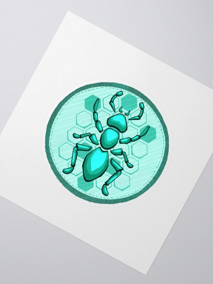 Aqua Ants Sticker product image (2)