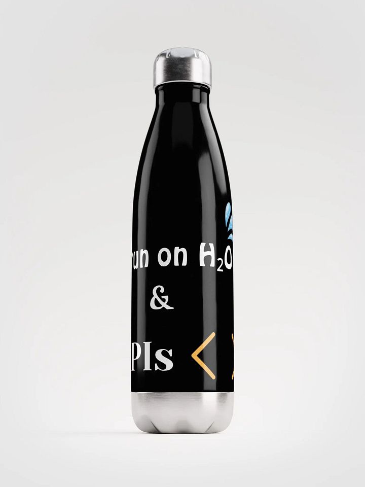 Glossy Bowling Pin Stainless Steel Water Bottle product image (1)
