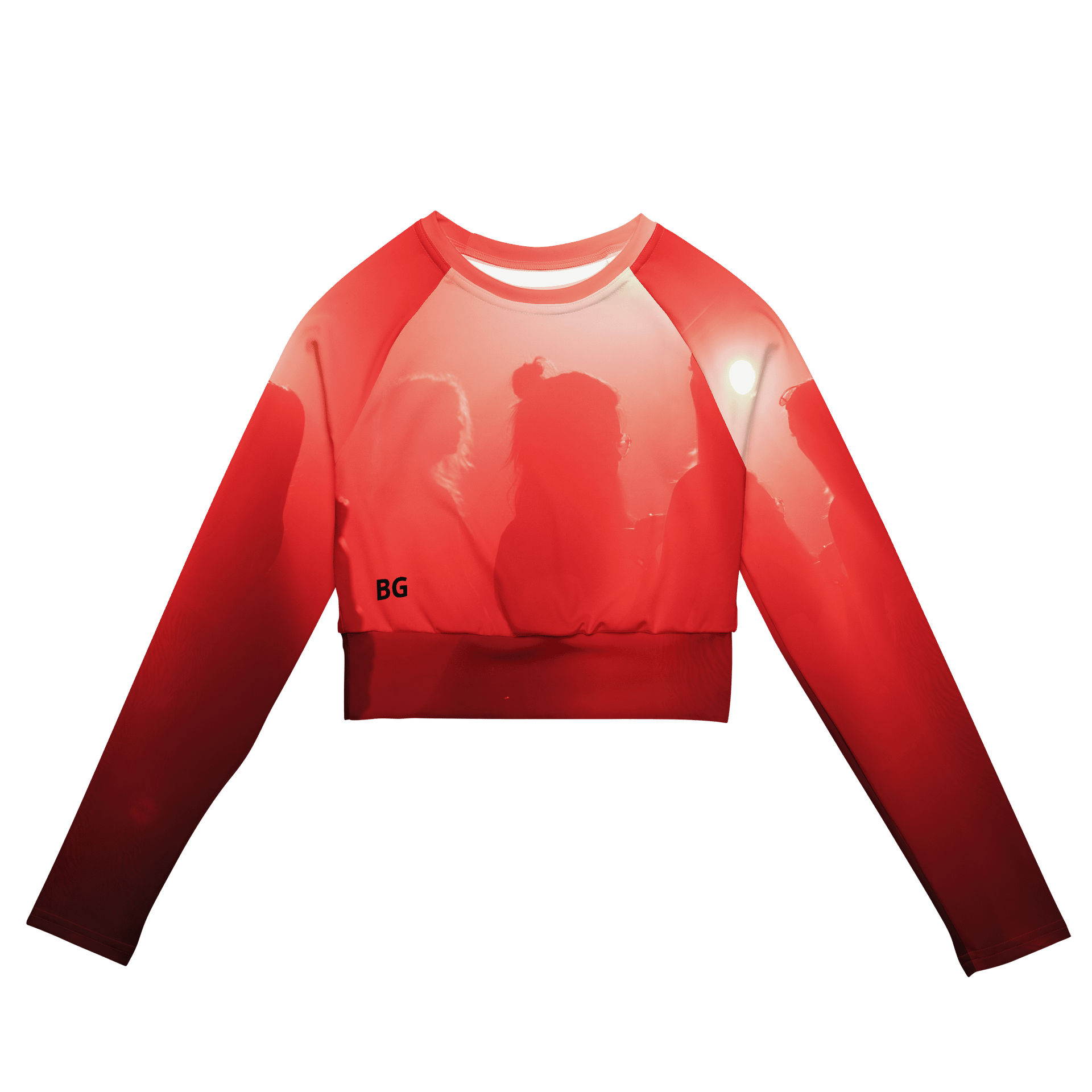 'Girls Are Down' Eco All-Over Print Crop Top product image (2)