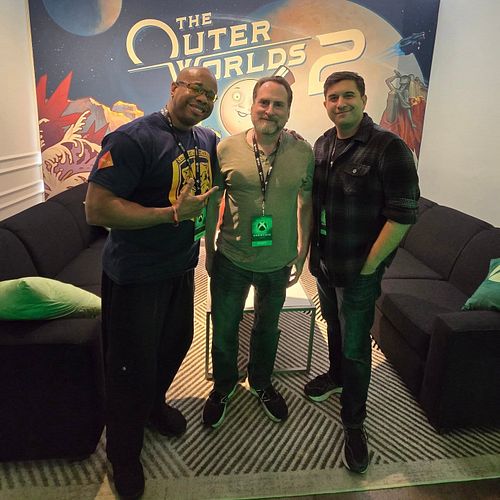 I went hands on with #theouterworlds2 ! The fidelity glow up, improved gun play, & RPG sensibilities were very promising! 