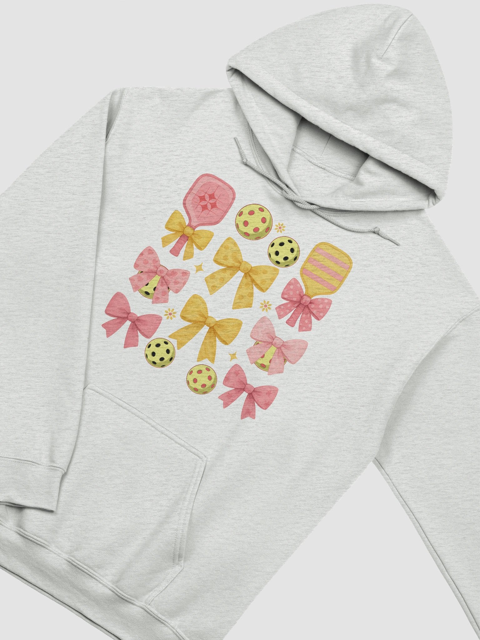 Pickleball Paddles Bow Symmetrical Charm Hoodie product image (22)