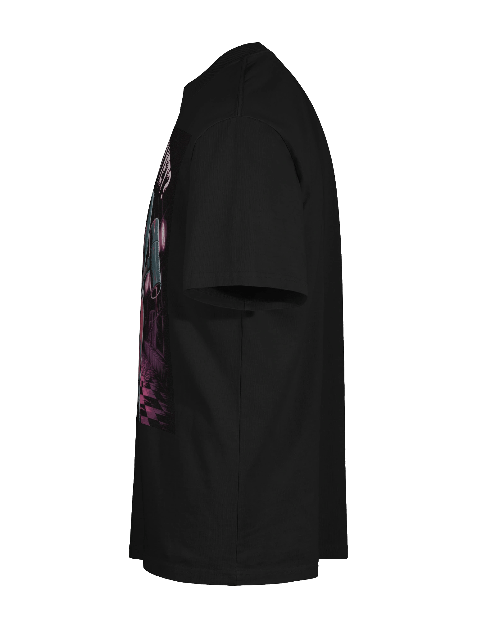 Harley Quinn 'Are You Crazy Yet?' Neon Labyrinth Oversized Faded T-Shirt product image (10)