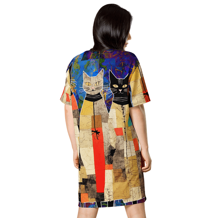 Cat Distribution Society T-Shirt Dress product image (2)