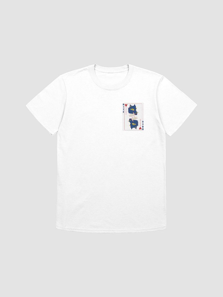 Bite Back blue card shirt product image (1)