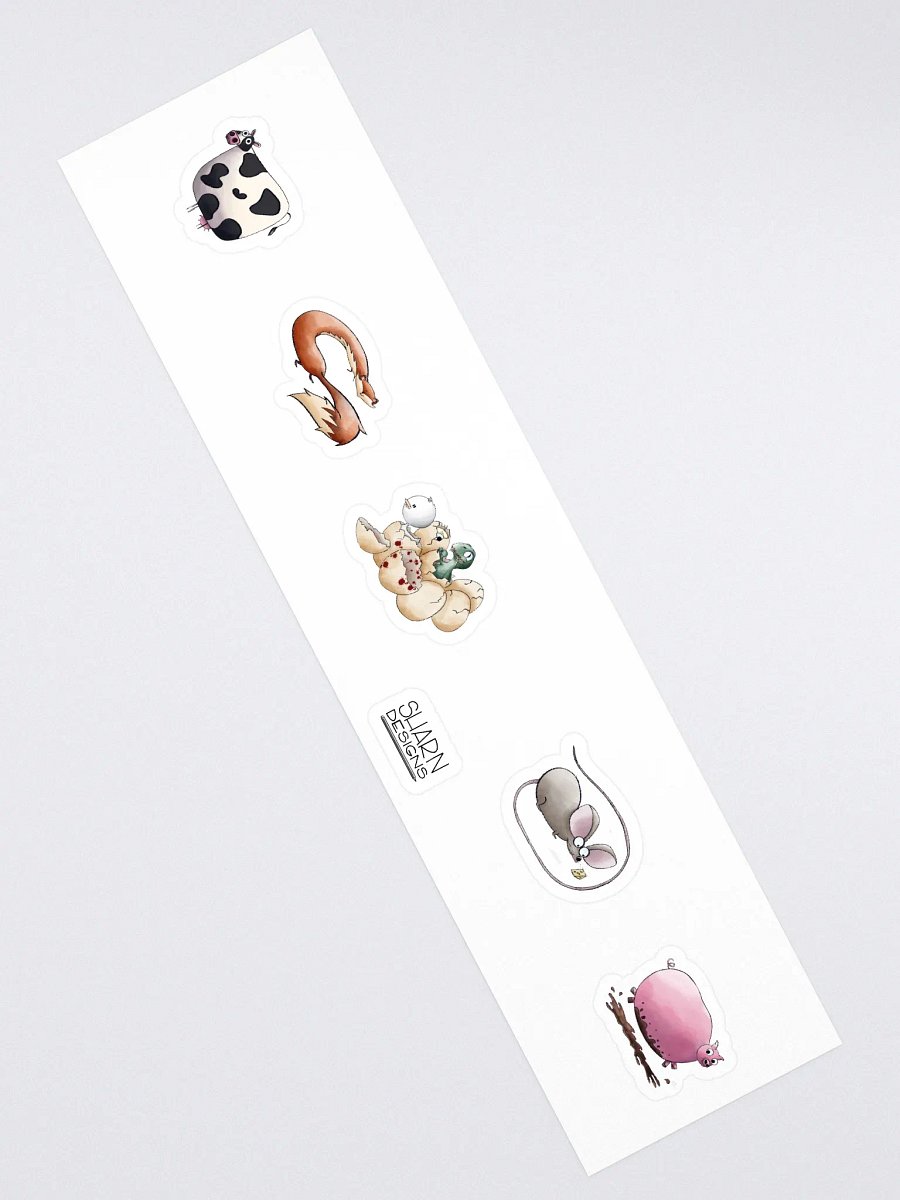 Impossible Farm Animals Kiss Cut Stickers Set 1 product image (2)