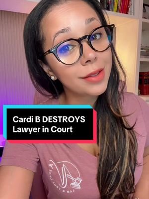 Cardi B just sonned plaintiffs attorney. I break down CA assault/battery elements + what jury needs. Full stand clip on YouTube (link in bio) Is Emani going to win the $24 million? #legaltok #foryoupage #cardib  