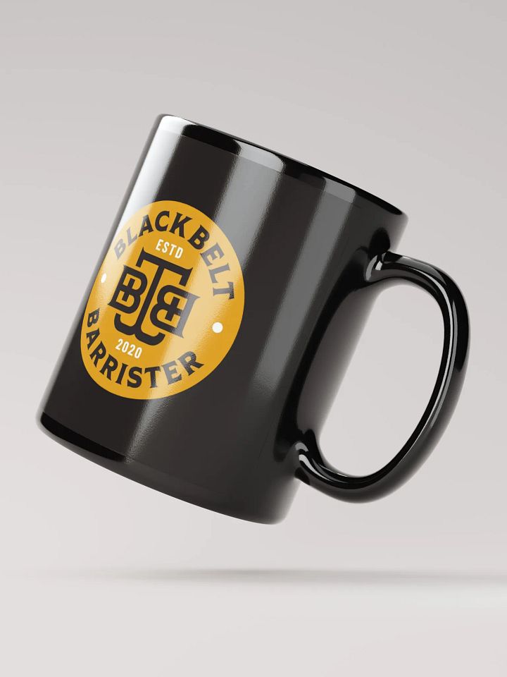 BBB Gold Roundel Black 11oz Mug product image (2)