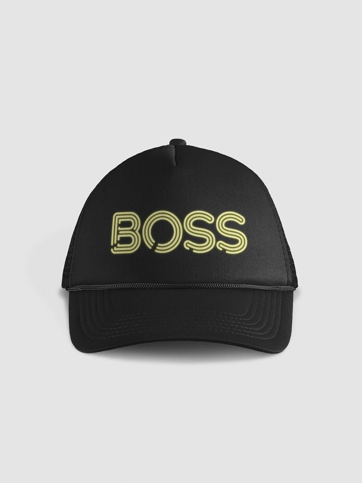 Glowing Boss Foam Trucker Hat product image (1)