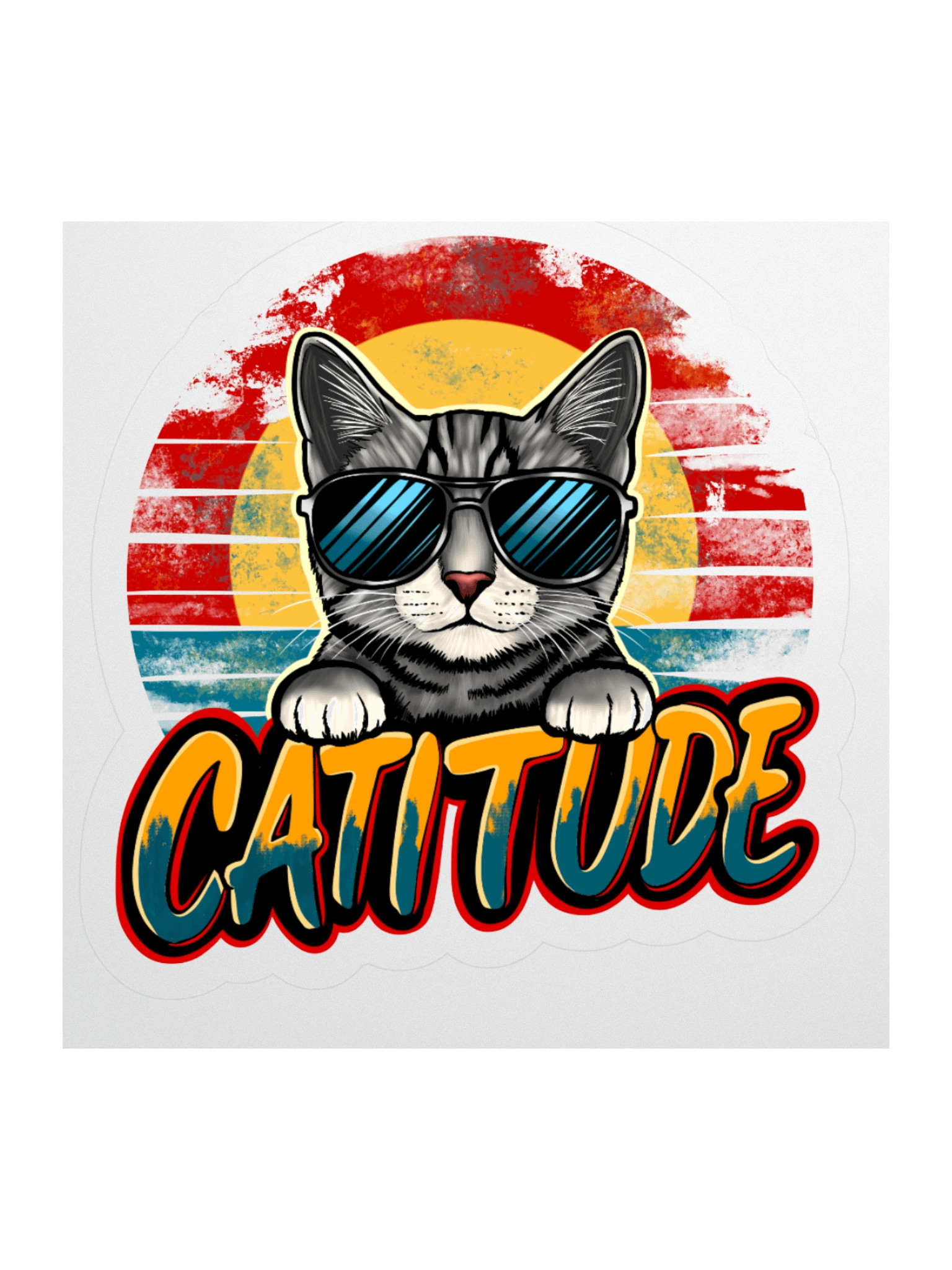 Catitude Sticker product image (1)