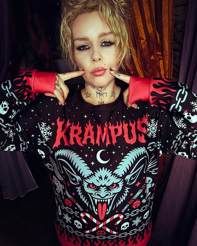 Krampus doesn’t just punish the wicked… he tempts, he teases, he tests the edges of mischief and desire ⛓️ Chains rattling, f...