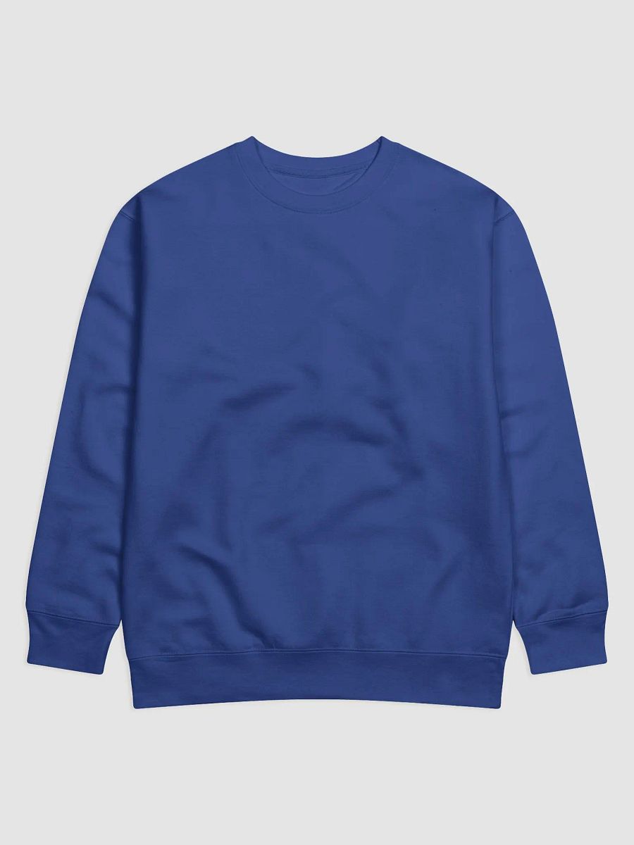 Plain Color Royal Blue Sweatshirt product image (5)