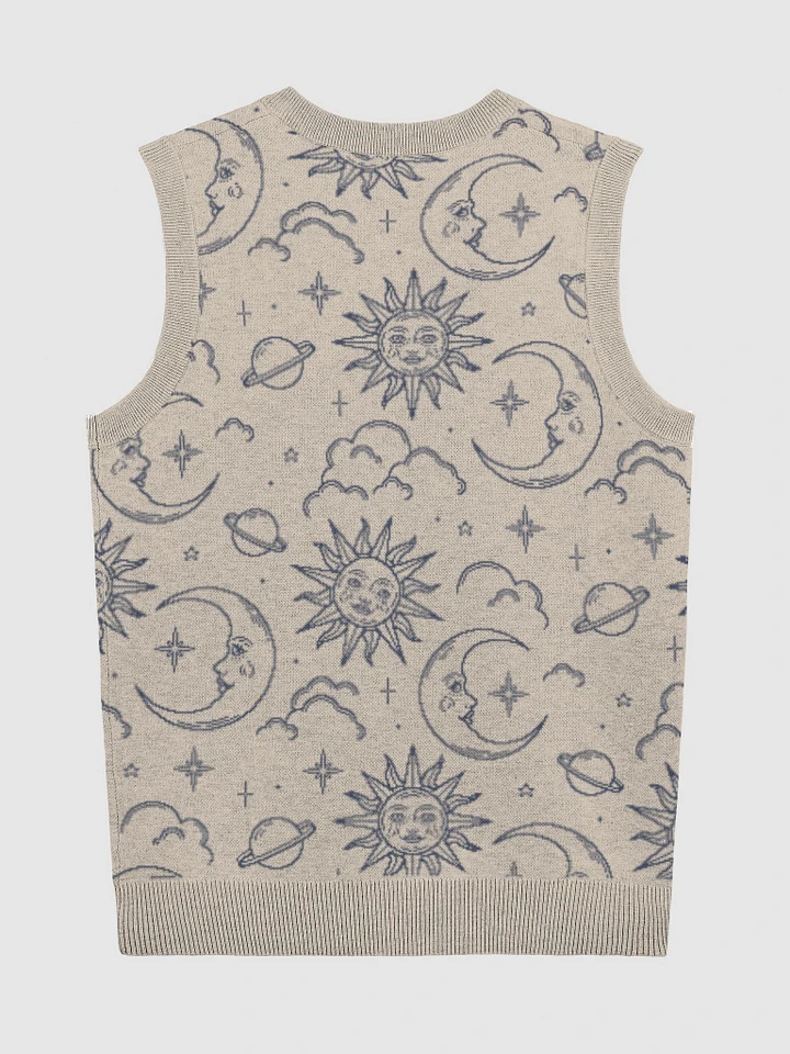 Knitted V-Neck Vest (SUN & MOON) product image (10)