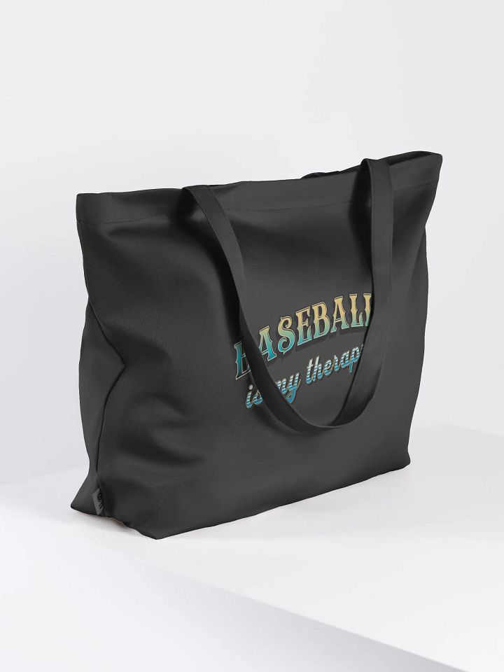 Baseball Is My Therapy Vibes Tote product image (4)