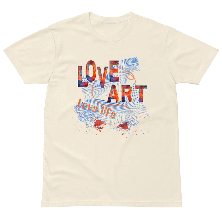 T Shirt for the artist mom “ Love Making Art’  Perfect gift product image (2)