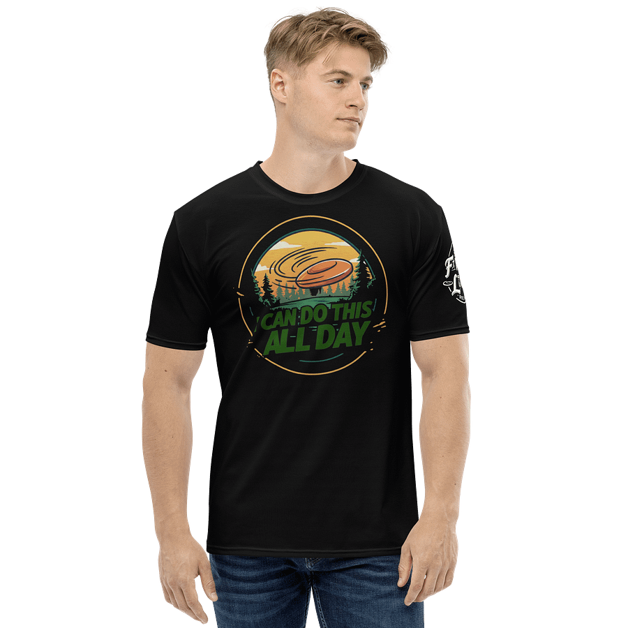 Fancy Lads Men's Black T-Shirt "I Can Do This All Day" product image (4)