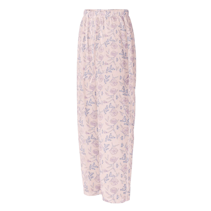 Elegant Floral Silk Pajama Pants product image (1)