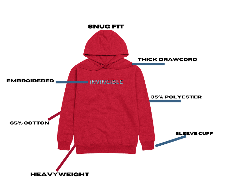 Invincible Heavyweight Snug Fit hoodie product image (2)