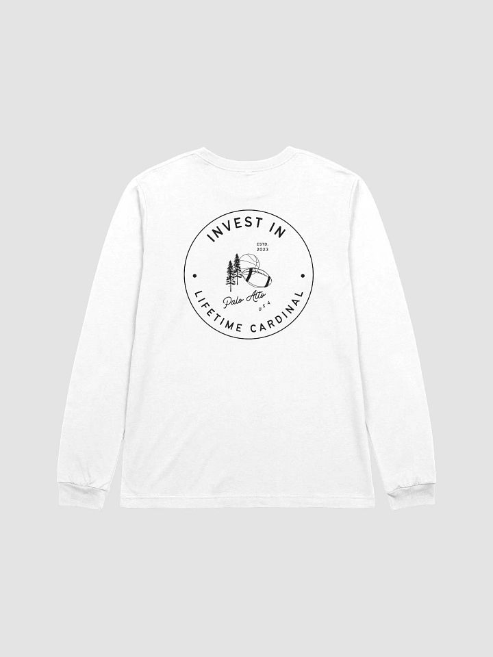 Invest In Lifetime Cardinal Long Sleeve - Modern Logo product image (1)