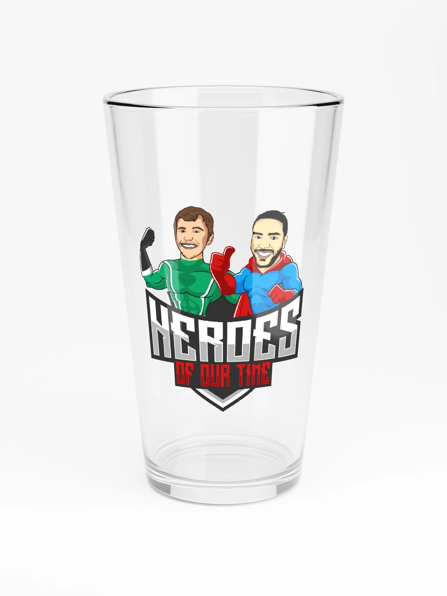 Heroes of our Time Pint Glass product image (3)