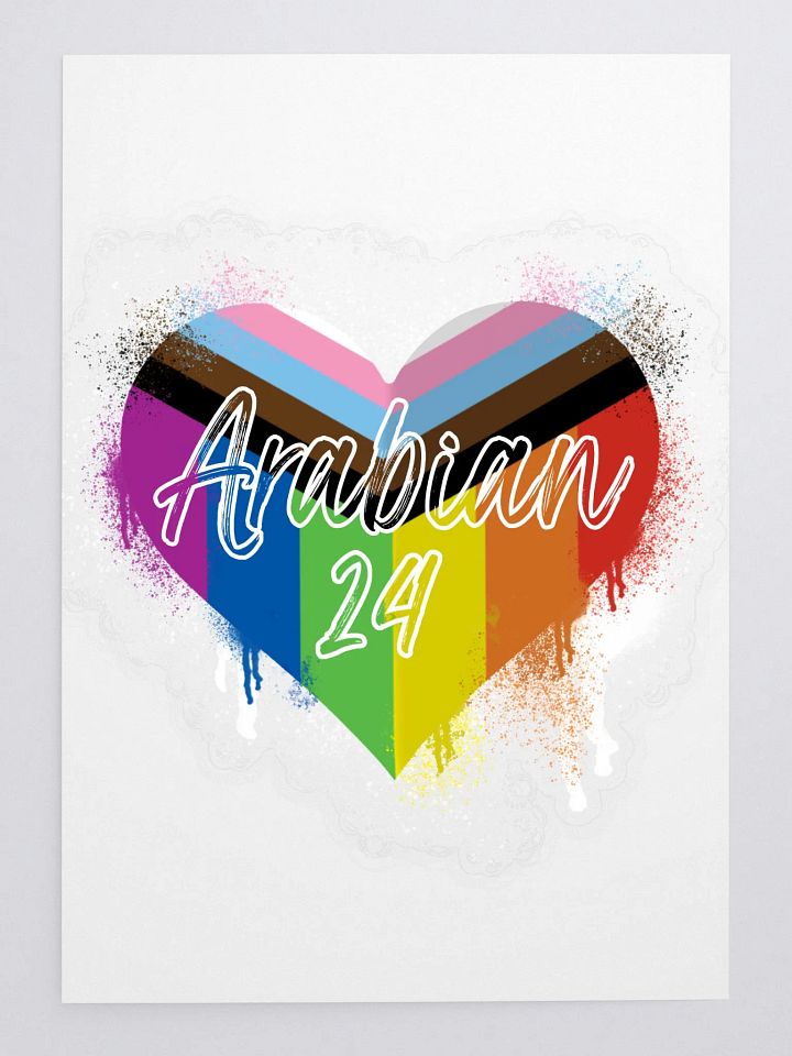 Arabian Heart Sticker - Big product image (1)