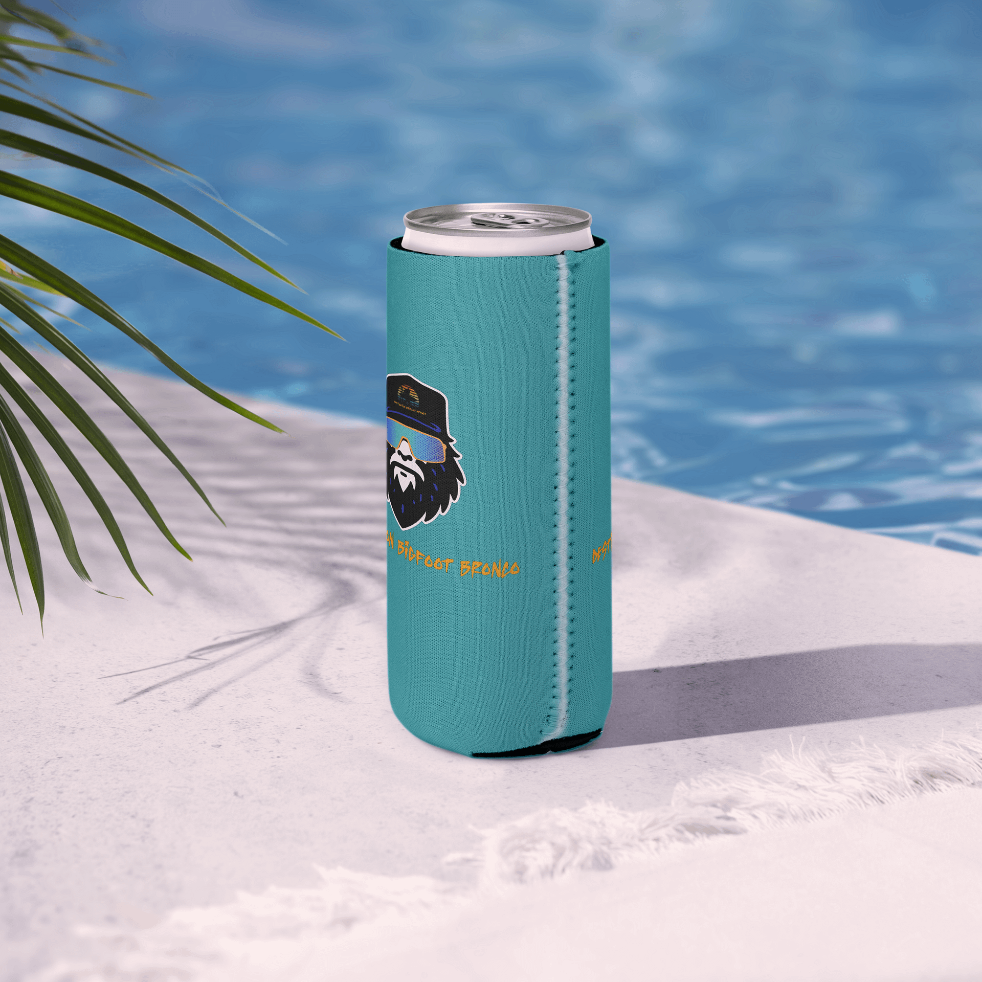 The Sasquatch Sipper (Teal) 12OZ Regular or 12OZ Slim Coozie product image (15)