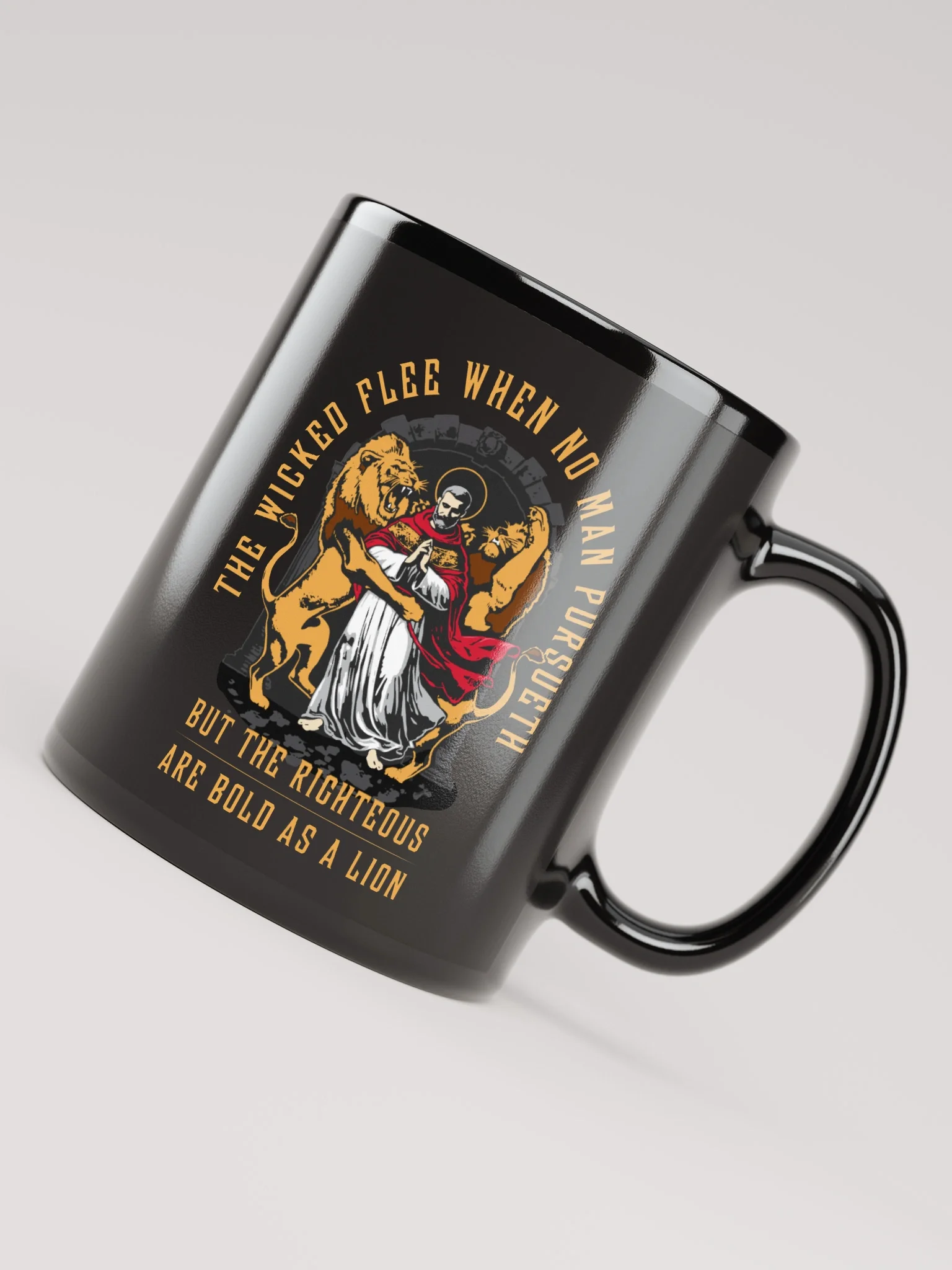 The rigtheous are BOLD as a LION - Mug product image (4)