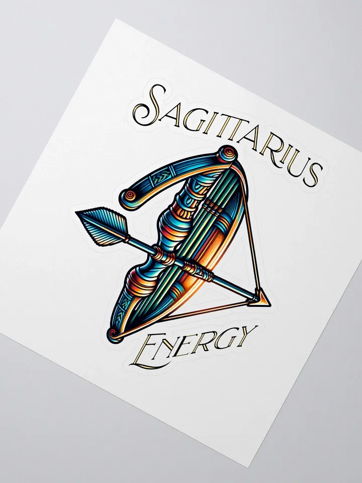Zodiac Sign Sagittarius Energy Sticker product image (2)