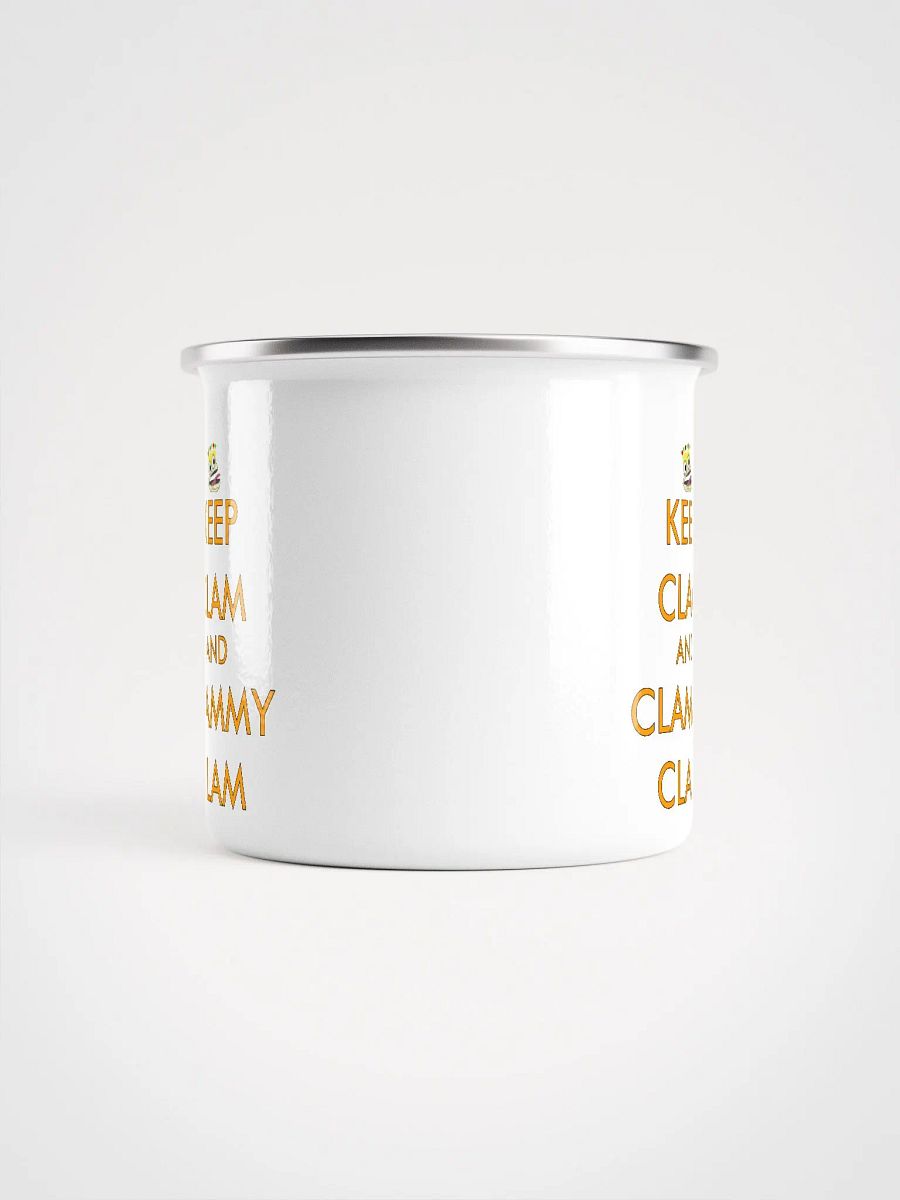 Keep Clam and Clammy Clam Enamel Mug product image (5)