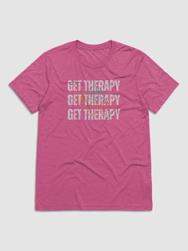 Get Therapy Smiley Faces - Tee (Triblend) product image (1)