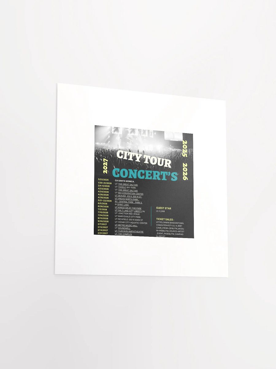 Lil x_999 Tour poster product image (6)