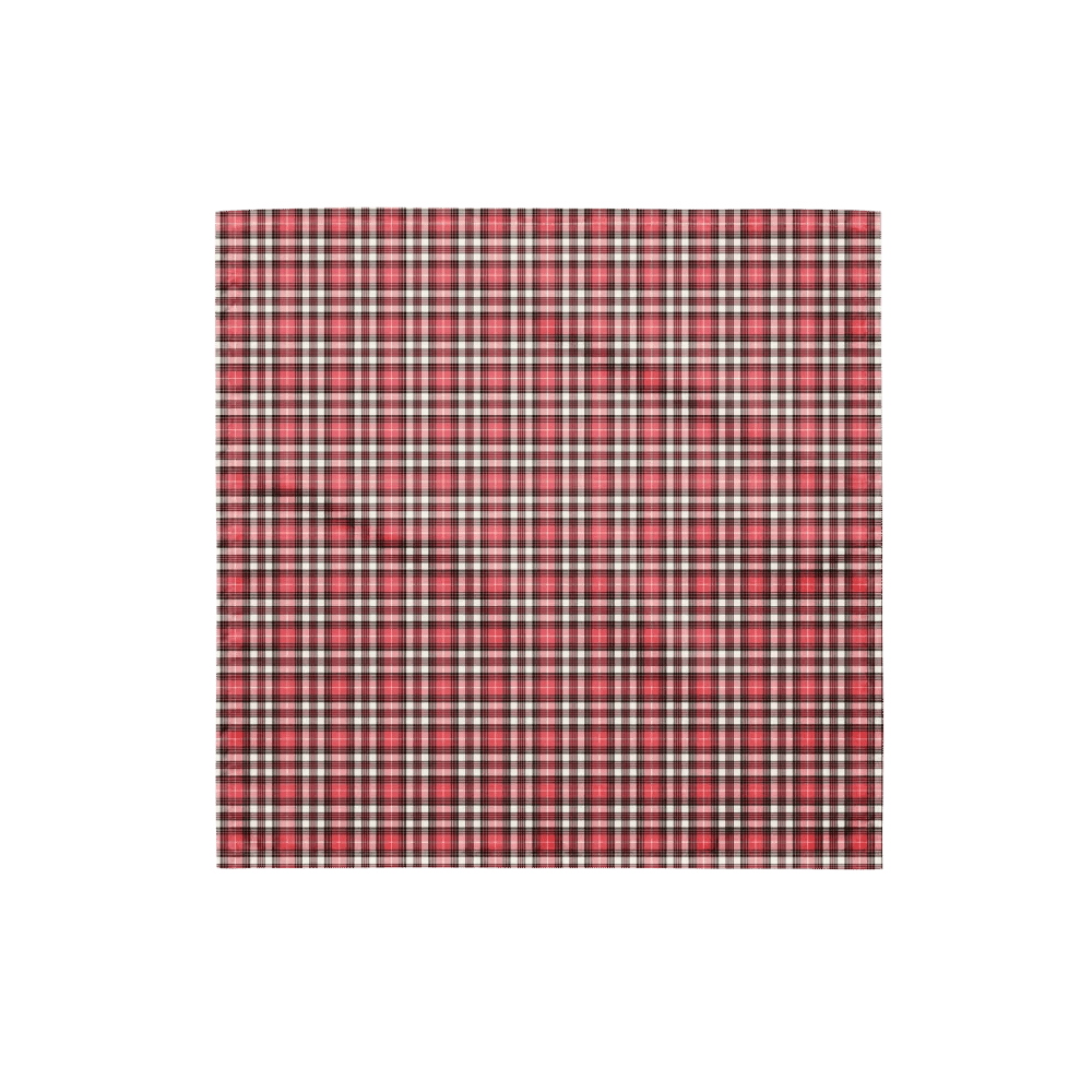 Coral Pink, Black, and White Plaid Bandana product image (4)