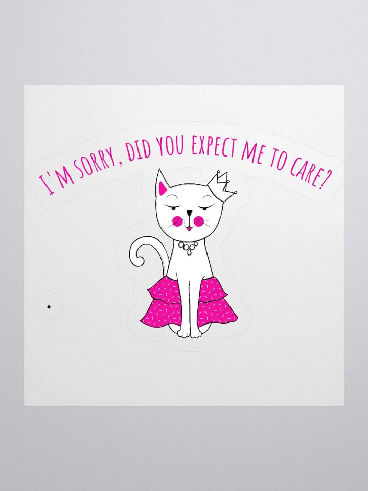 Sassy Cat Kiss Cut Stickers product image (1)