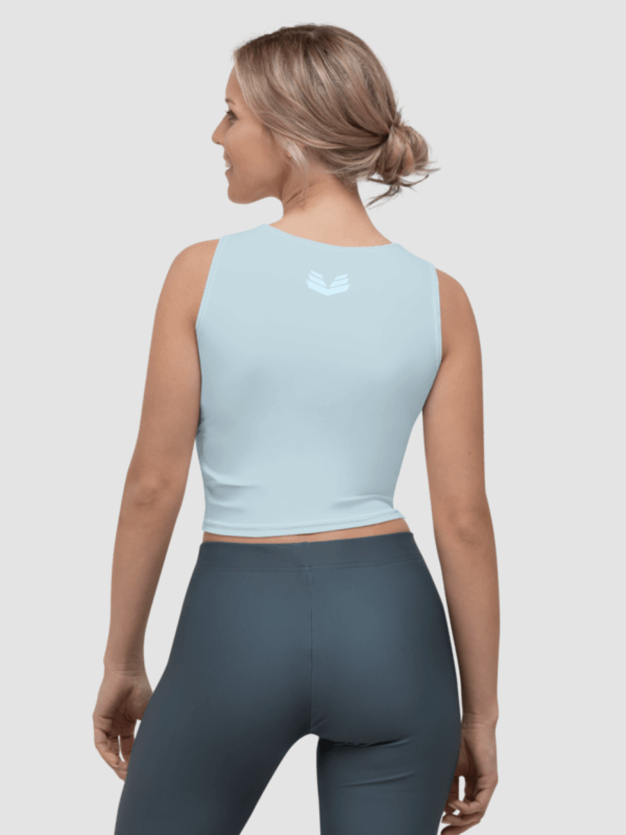 Signature Crop Top Tee - Blue Mist product image (4)