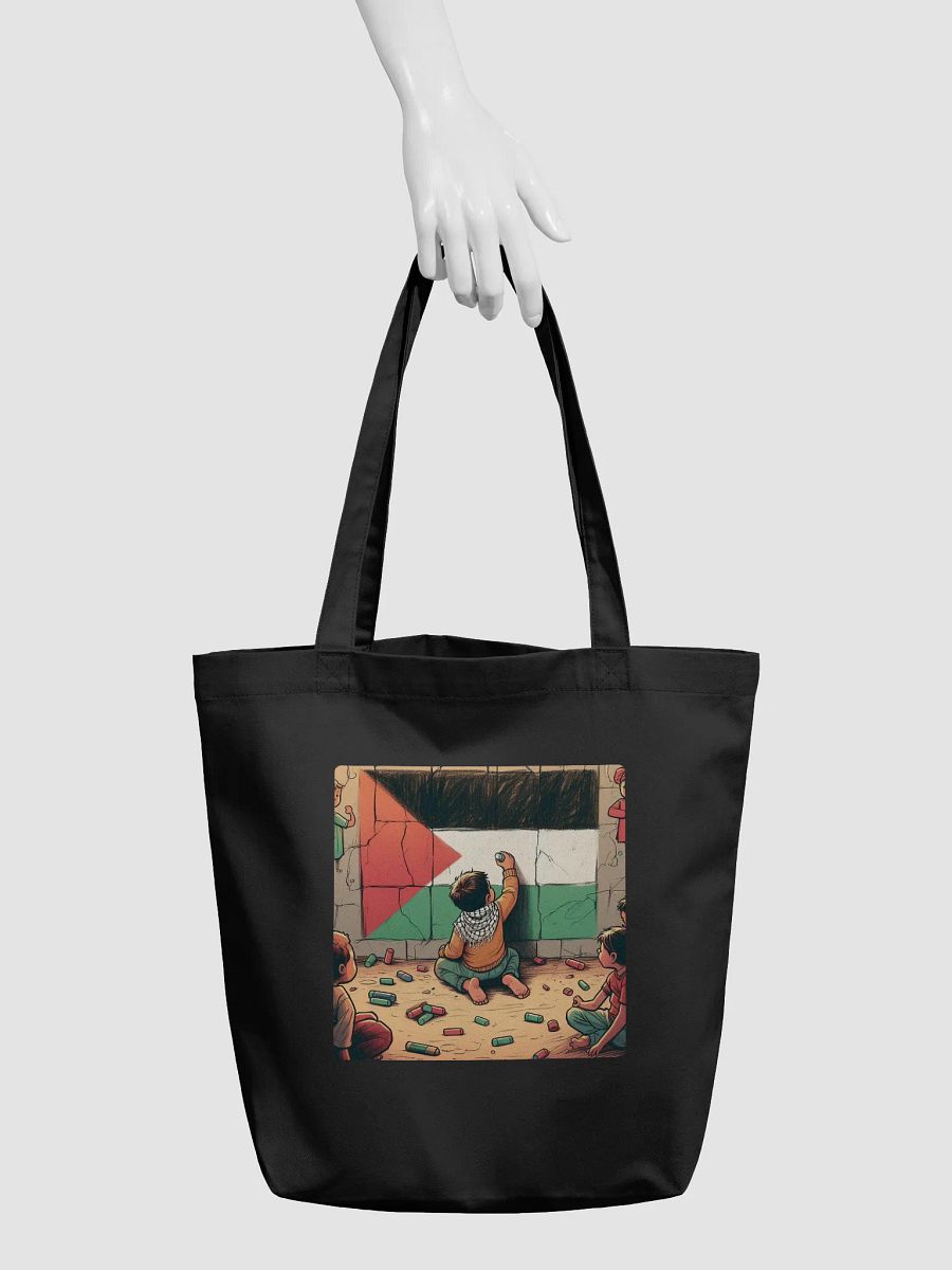 Hopeful Chalk Art Eco Tote | Free Palestina product image (3)