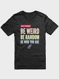 Rainbow Be Weird - Black TShirt product image (1)