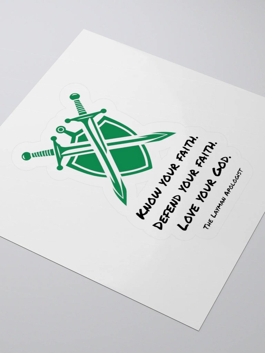 Know Your Faith Sticker product image (6)