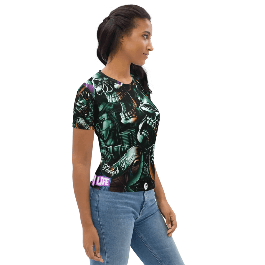 LowRider Smile Now Cry Later Women's Crew Neck T-Shirt product image (12)