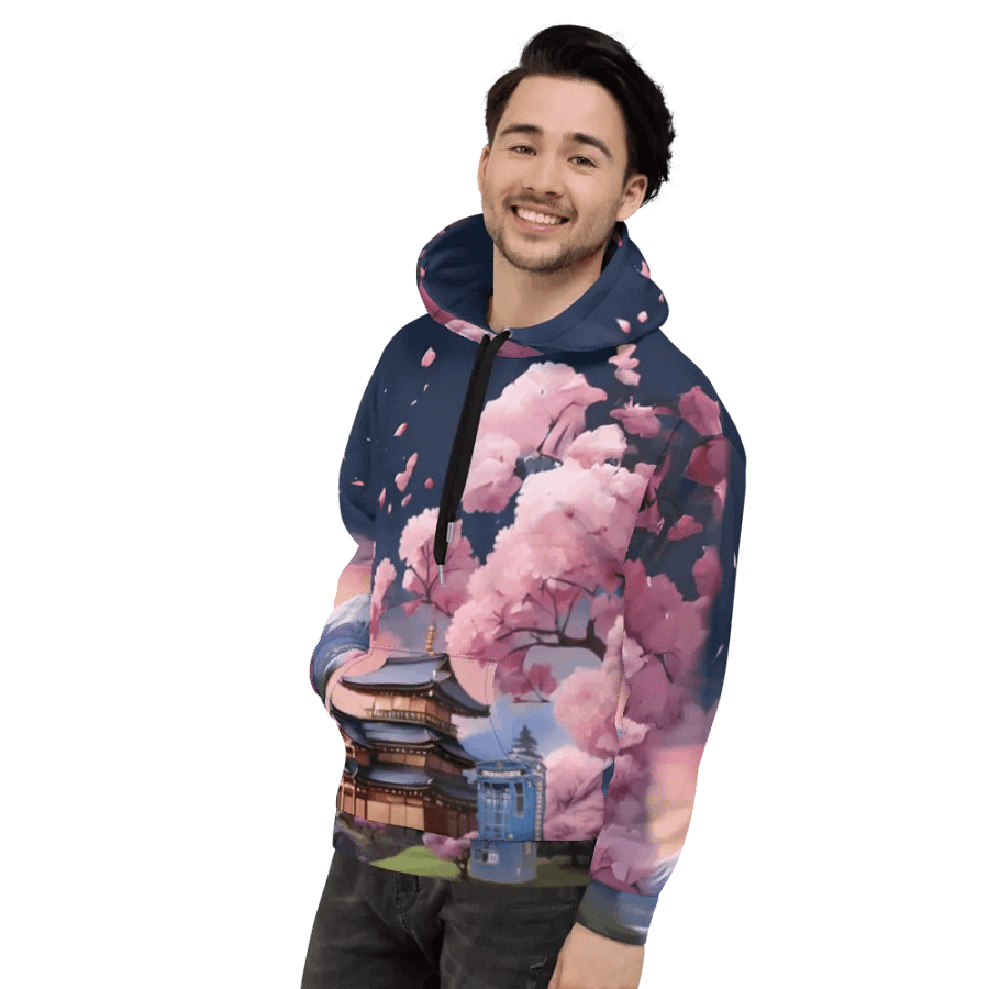 Dr Who Tardis in Japan All Over Print Hoodie product image (10)